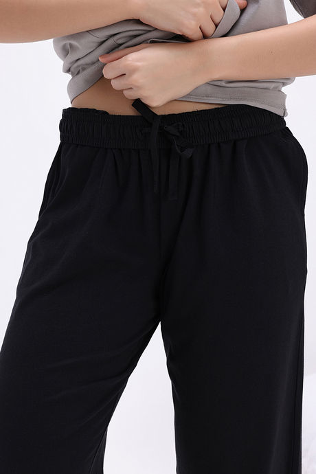 Zivame Disney Knit Cotton Loungewear Set - Black Beauty — image 8